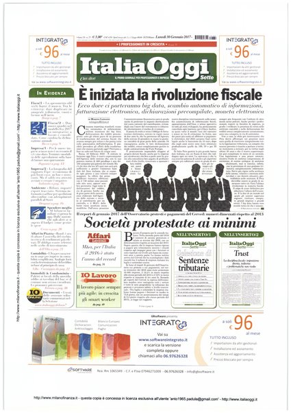 Italia oggi : quotidiano di economia finanza e politica